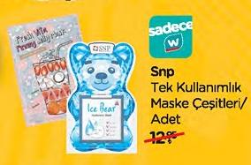 SNP Tek Kullanımlık Maske Çeşitleri/Adet image