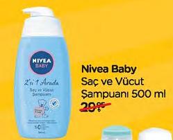 Nivea Baby Saç ve Vücut Şampuanı 500 ml image