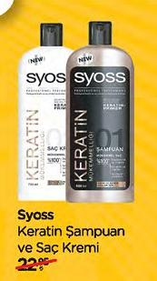 Syoss Keratin Şampuan ve Saç Kremi image