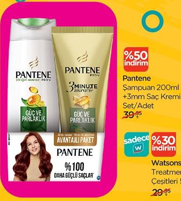 Pantene Şampuan 200ml+3mm Saç Kremi Set image