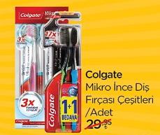 Colgate Mikro İnce Diş Fırçası Çeşitleri/Adet image