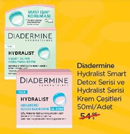 Diademine Hydralist Smart Detox Serisi ve Hydralist Serisi Krem Çeşitleri 50ml image