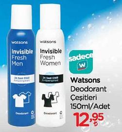 Watsons Deodorant Çeşitleri 150ml image