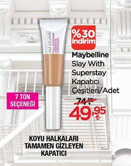 Maybelline Slay With Superstay Kapatıcı Çeşitleri/Adet image