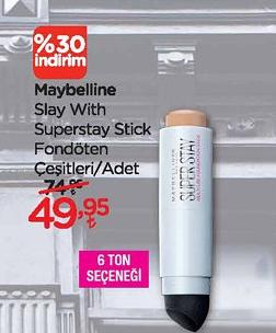 Maybelline Slay With Superstay Stick Fondöten Çeşitleri/Adet image