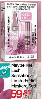 Maybelline Lash Sensational Limited+Mini Maskara Seti image