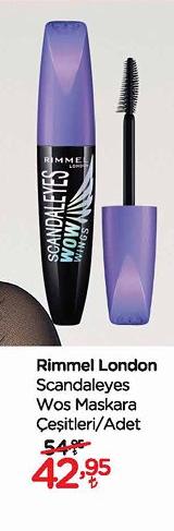 Rimmel London Scandaleyes Wos Maskara Çeşitleri/Adet image