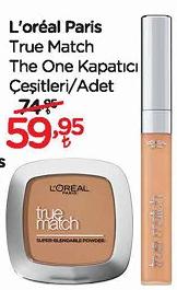 L'oreal Paris True Match The One Kapatıcı Çeşitleri/Adet image