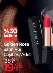 Golden Rose Satin Ruj Çeşitleri/Adet image