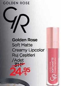 Golden Rose Soft Matte Creamy Lipcolor Ruj Çeşitleri/Adet image