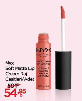 Nyx Soft Matte Lip Cream Ruj Çeşitleri/Adet image