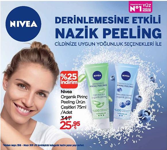 Nivea Organik Pirinç Peeling Ürün Çeşitleri 75ml image