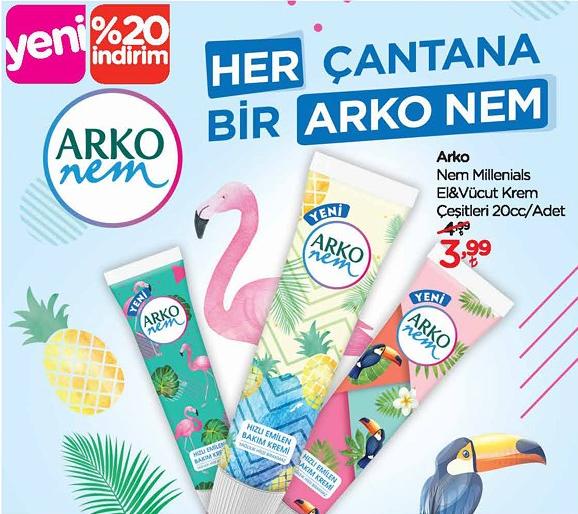 Arko Nem Miilenials El&Vücut Krem Çeşitleri 20cc image