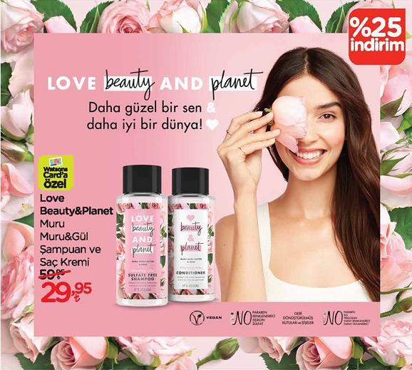 Love Beauty&Planet Muru Muru&Gül Şampuan ve Saç Kremi image