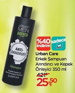 Urban Care Erkek Şampuan Arındırıcı ve Kepek Önleyici 350 ml image