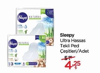 Sleepy Ultra Hassas Tekli Ped Çeşitleri/Adet image