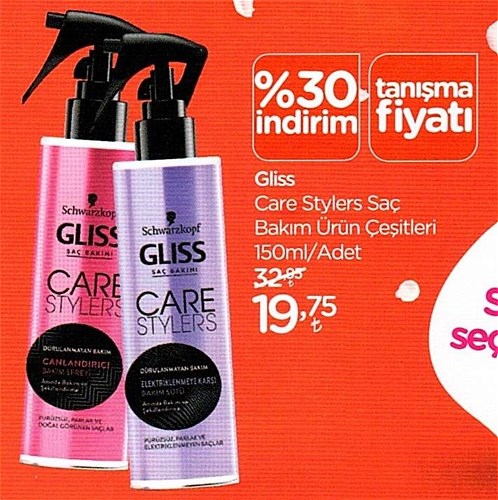 Gliss Care Stylers Saç Bakım Ürün Çeşitleri 150 ml image