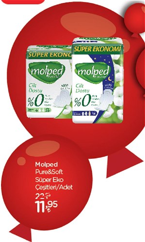 Molped Pure&Soft Günlük Eko Çeşitleri/Adet image