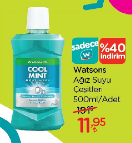 Watsons Ağız Suyu Çeşitleri 500 ml image