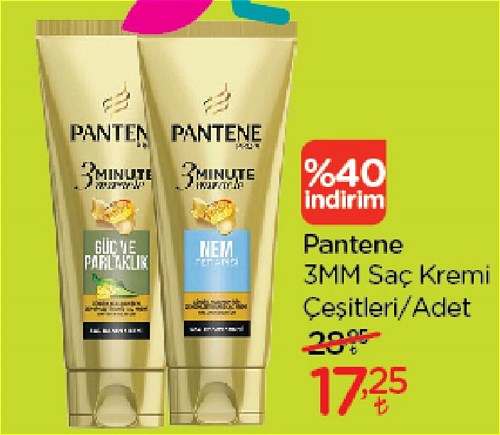 Pantene 3MM Saç Kremi Çeşitleri/Adet image