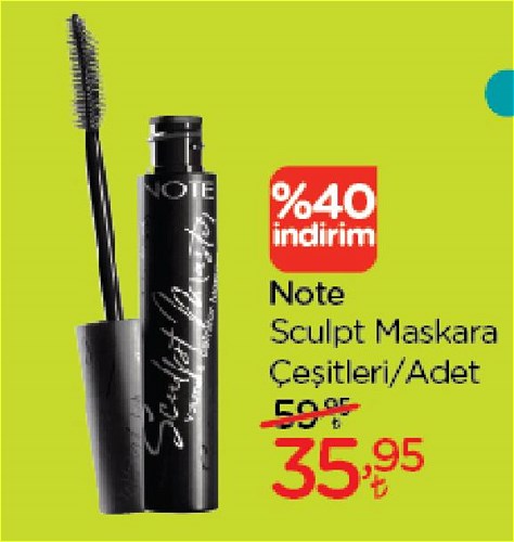 Note Sculpt Maskara Çeşitleri/Adet image