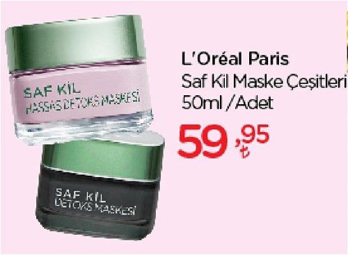 Loreal Paris Saf Kil Maske Çeşitleri 50 ml image