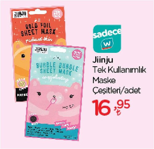 Jiinju Tek Kullanımlık Maske Çeşitleri/Adet image