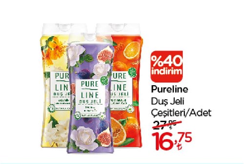 Pureline Duş Jeli Çeşitleri/Adet image