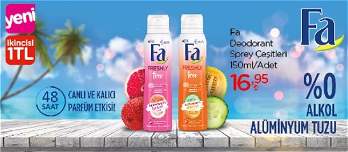 Fa Deodorant Sprey Çeşitleri 150 ml image