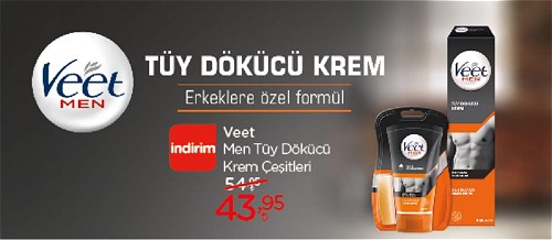 Veet Men Tüy Dökücü Krem Çeşitleri image