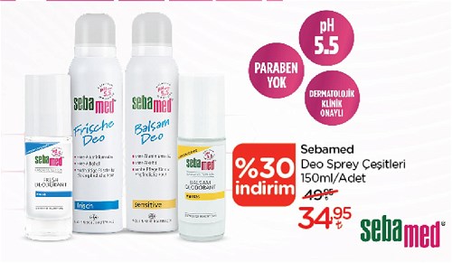 Sebamed Deo Sprey Çeşitleri 150 ml image