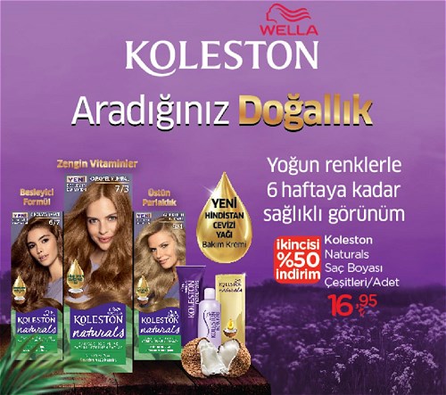 Wella Koleston Naturals Saç Boyası Çeşitleri/Adet image