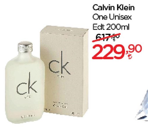 Calvin Klein One Unisex Edt 200 ml image