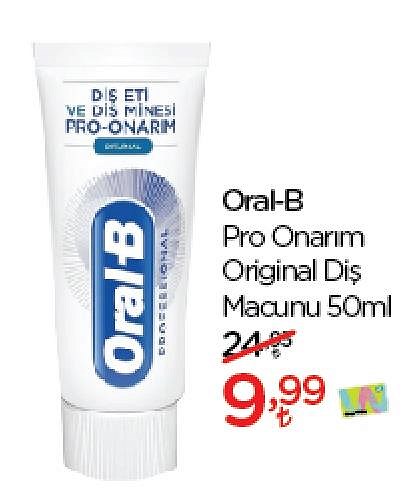 Oral-B Pro Onarım Orijinal Diş Macunu 50 ml image