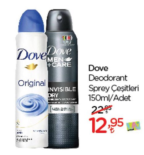 Dove Deodorant Sprey Çeşitleri 150 ml image