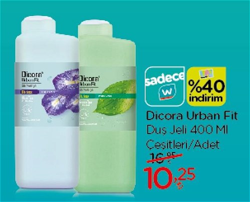 Dicora Urban Fit Duş Jeli 400 ml Çeşitleri image