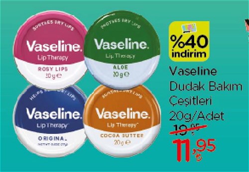 Vaseline Dudak Bakım Çeşitleri 20 g image