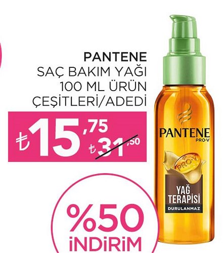 Pantene Saç Bakım Yağı 100 ml Ürün Çeşitleri image