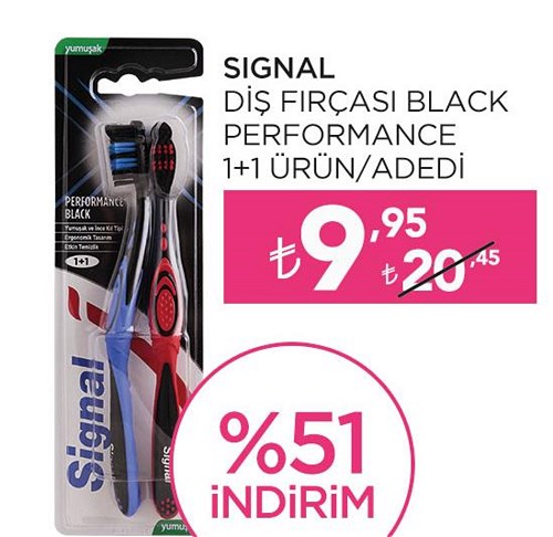 Signal Diş Fırçası Black Performance 1+1 Ürün image