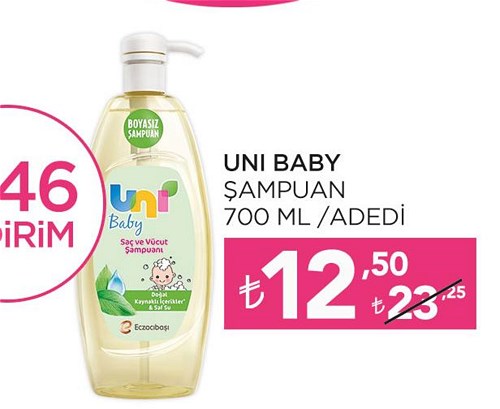 Uni Baby Şampuan 700 ml image