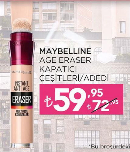 Maybelline Age Eraser Kapatıcı Çeşitleri/Adedi image