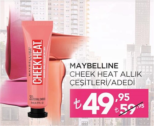 Maybelline Cheek Heat Allık Çeşitleri/Adedi image