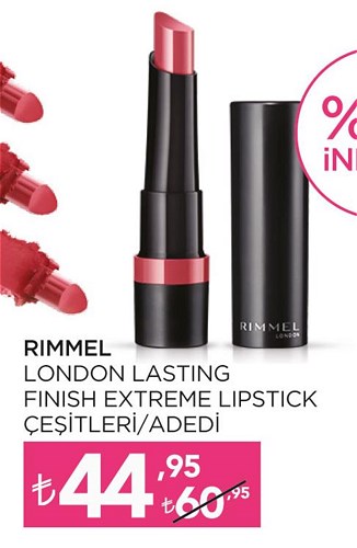 Rimmel London Lasting Finish Extreme Lipstick Çeşitleri/Adedi image