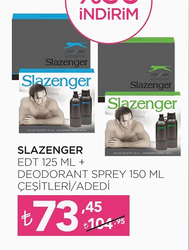 Slazenger Edt 125 ml+Deodorant Sprey 150 ml Çeşitleri image