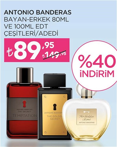 Antonio Banderas Bayan/Erkek 80 ml/100 ml Edt Çeşitleri image