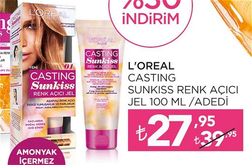 Loreal Casting Sunkiss Renk Açıcı Jel 100 ml image