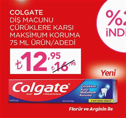 Colgate Diş Macunu Çürüklere Karşı Maksimum Koruma 75 ml  image