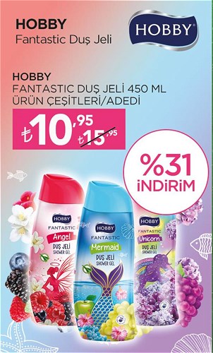 Hobby Fantastic Duş Jeli 450 ml Ürün Çeşitleri image