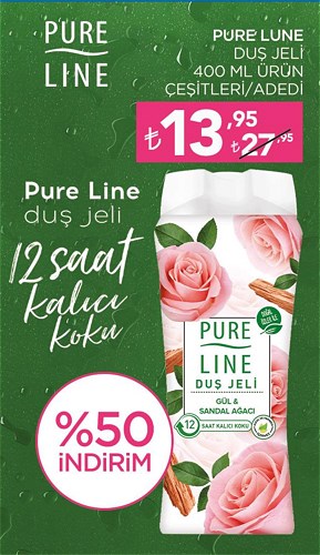 Pure Line Duş jeli 400 ml Ürün Çeşitleri  image