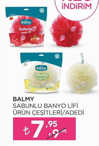 Balmy Sabunlu Banyo Lifi Ürün Çeşitleri/Adedi image